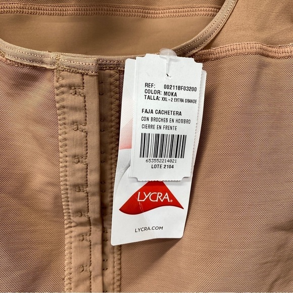 NEW Sonryse Mocha Shapewear Post Surgery Faja Zippered Crotch Open Bust 211BF - Picture 10 of 15